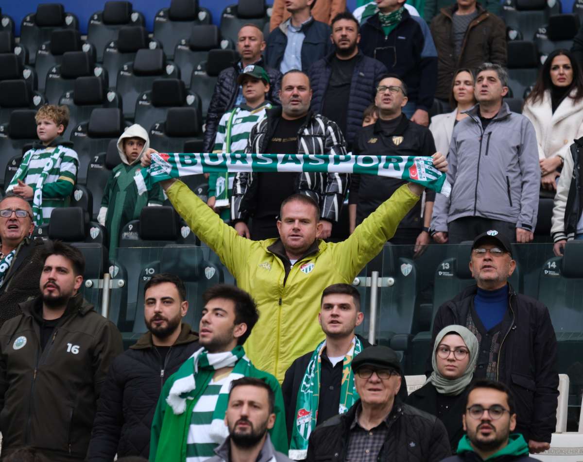 (ÖZEL) Bursaspor - Fethiyespor taraftar fotoğrafları 1