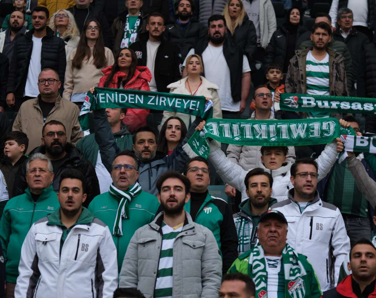 (ÖZEL) Bursaspor - Fethiyespor taraftar fotoğrafları 1