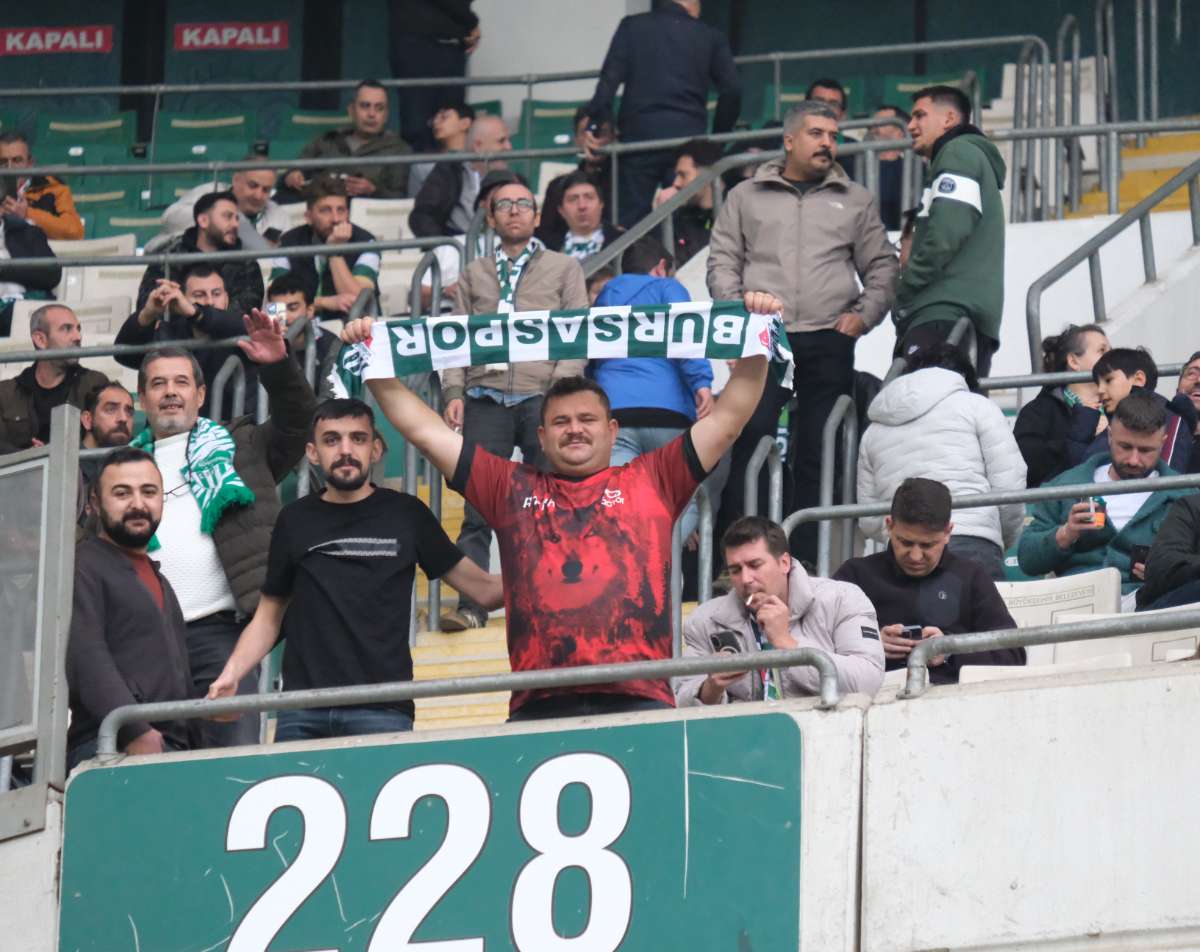 (ÖZEL) Bursaspor - Fethiyespor taraftar fotoğrafları 1