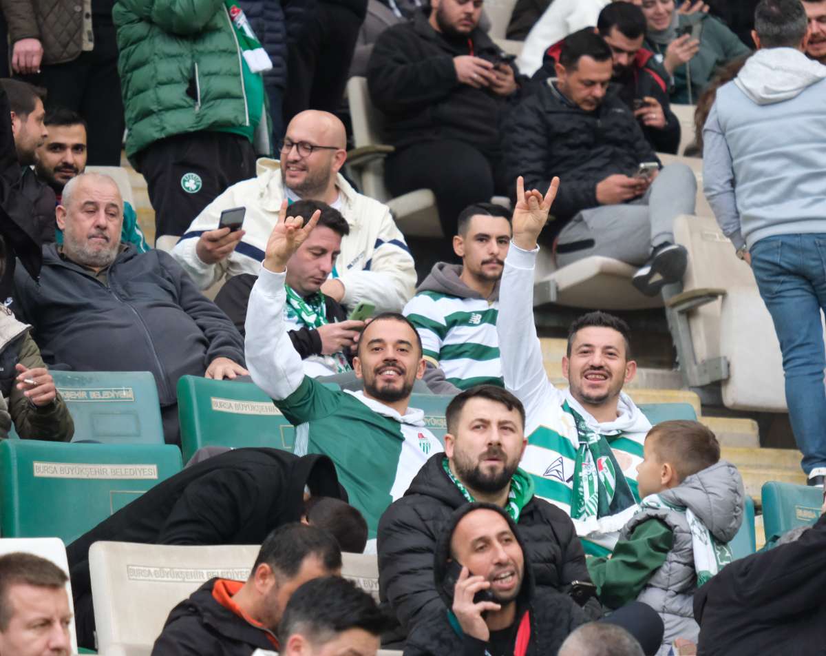 (ÖZEL) Bursaspor - Fethiyespor taraftar fotoğrafları 1