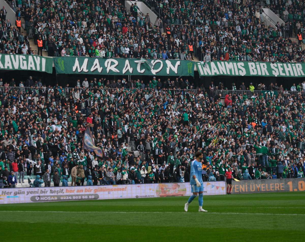 (ÖZEL) Bursaspor - Fethiyespor taraftar fotoğrafları 1