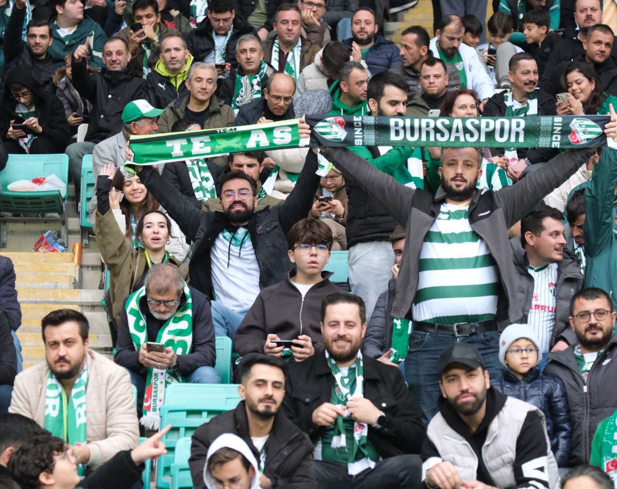 (ÖZEL) Bursaspor - Fethiyespor taraftar fotoğrafları 1