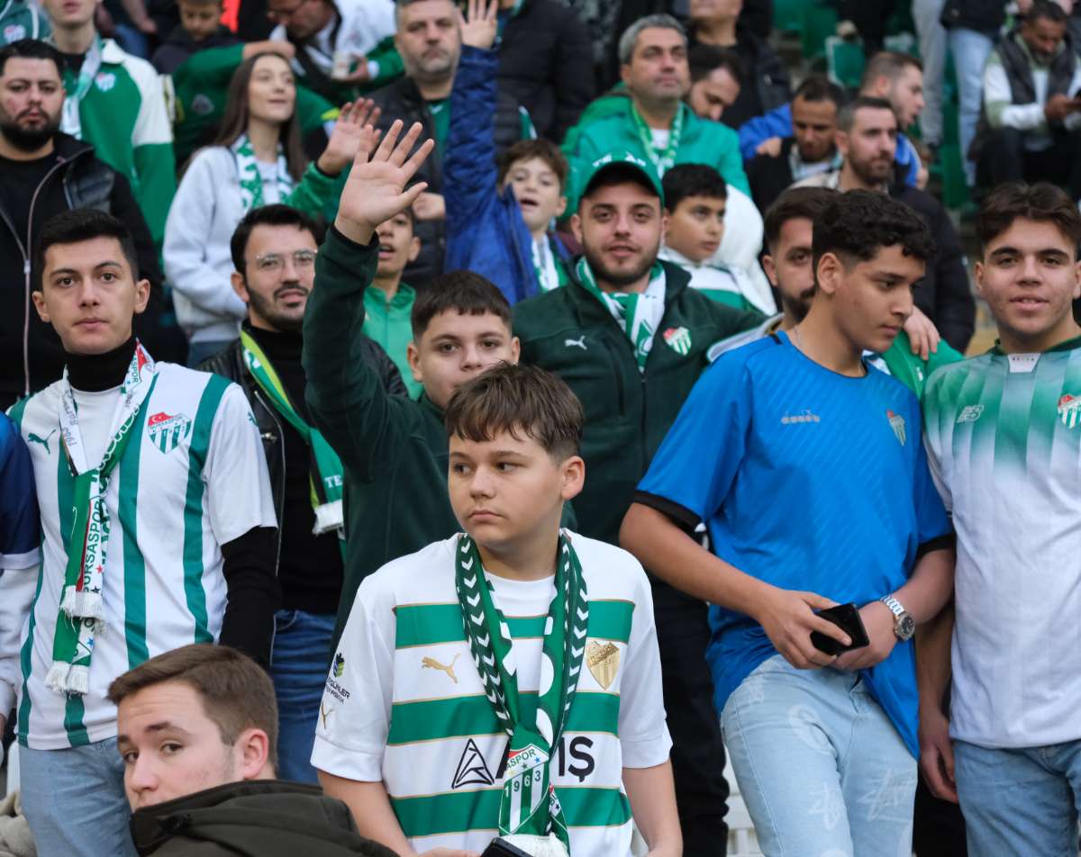 (ÖZEL) Bursaspor - Fethiyespor taraftar fotoğrafları 1