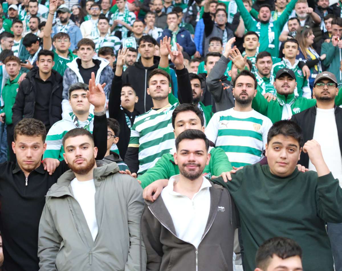 (ÖZEL) Bursaspor - Fethiyespor taraftar fotoğrafları 1