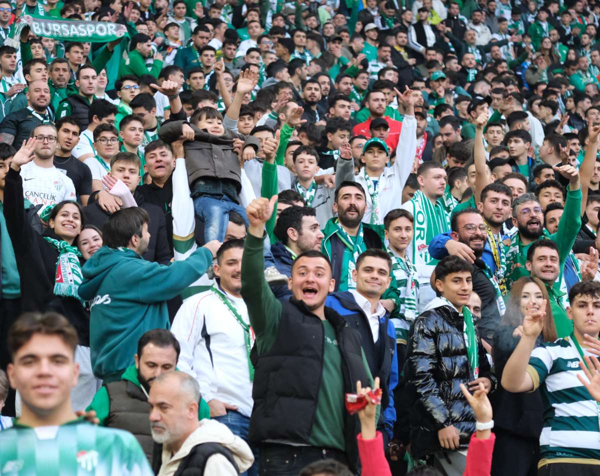 (ÖZEL) Bursaspor - Fethiyespor taraftar fotoğrafları 1
