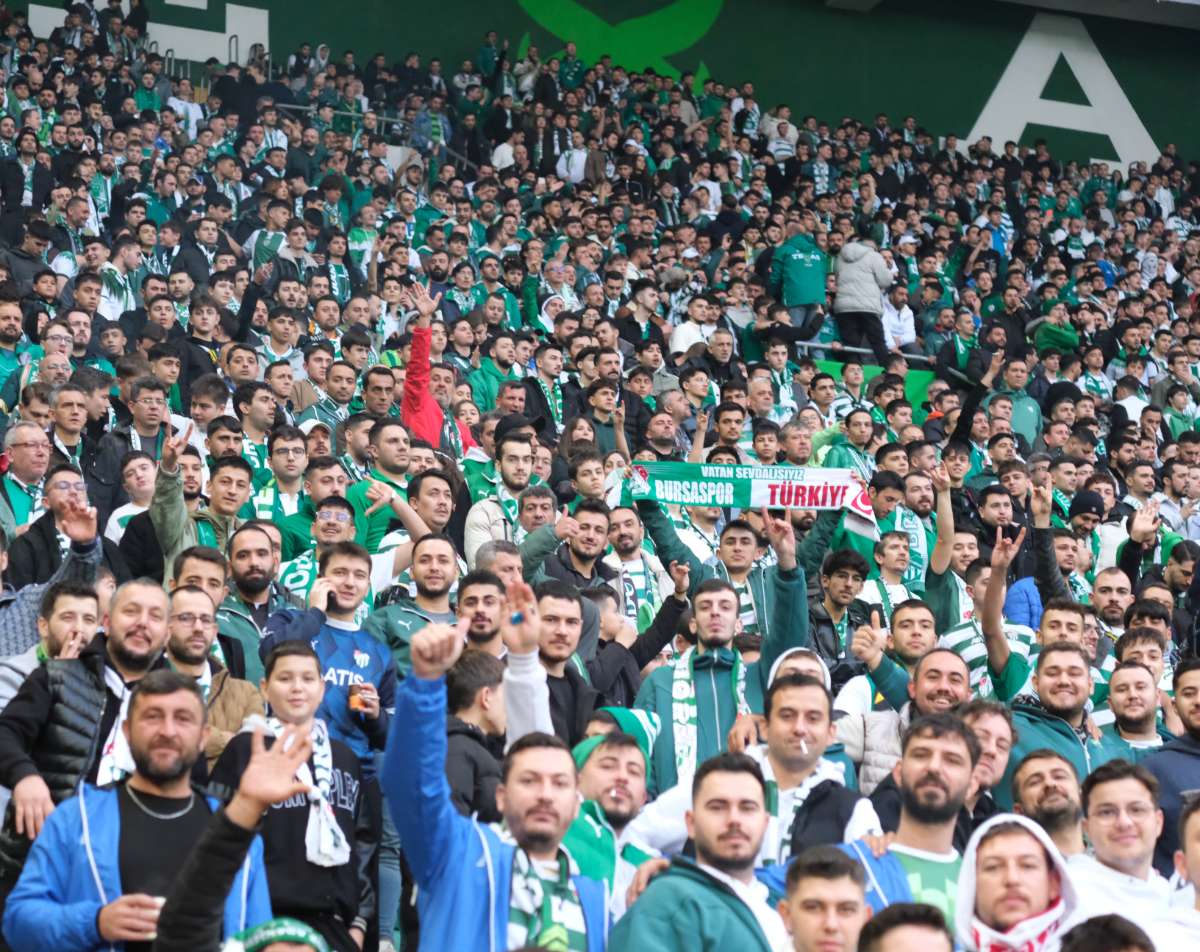 (ÖZEL) Bursaspor - Fethiyespor taraftar fotoğrafları 1