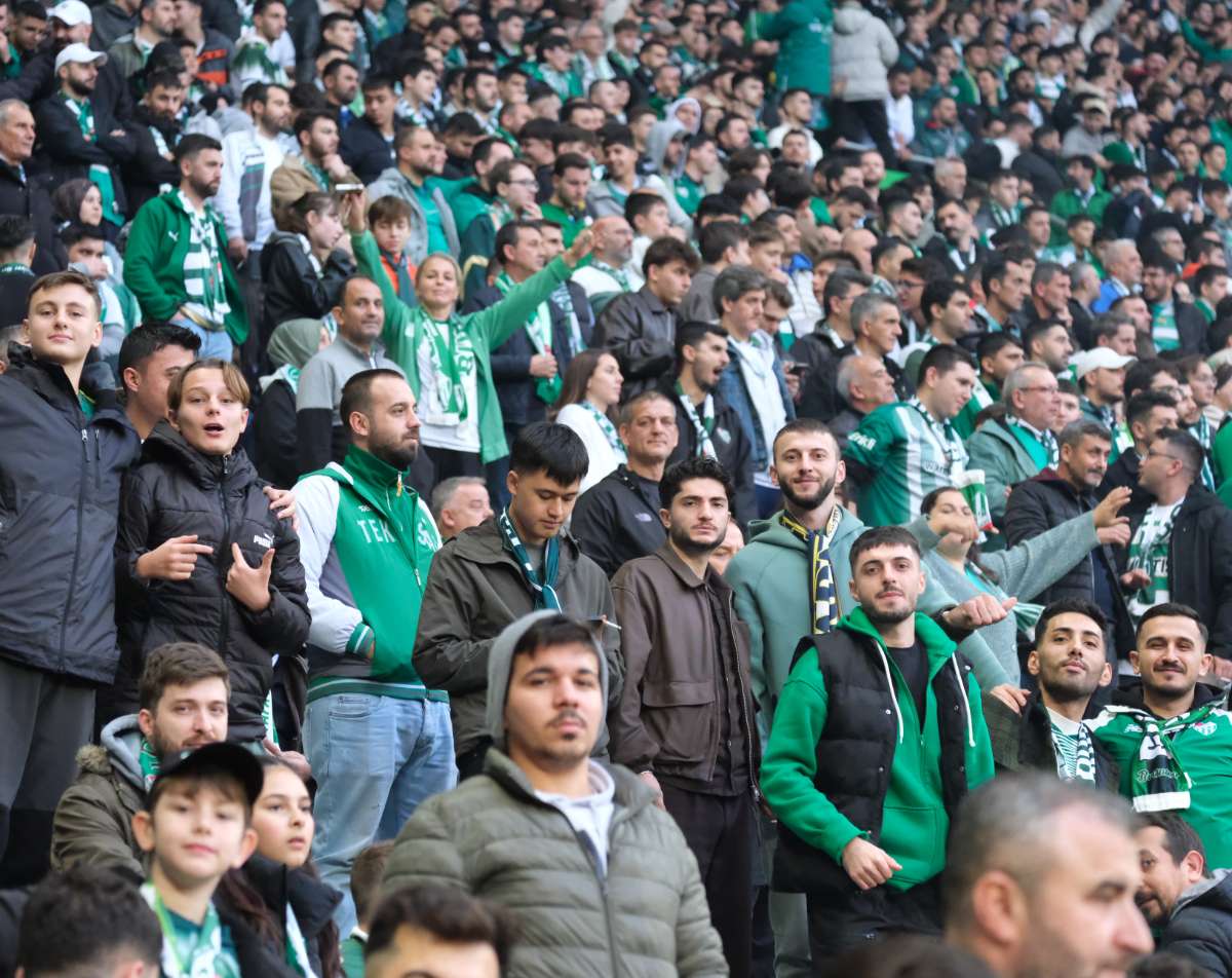 (ÖZEL) Bursaspor - Fethiyespor taraftar fotoğrafları 1