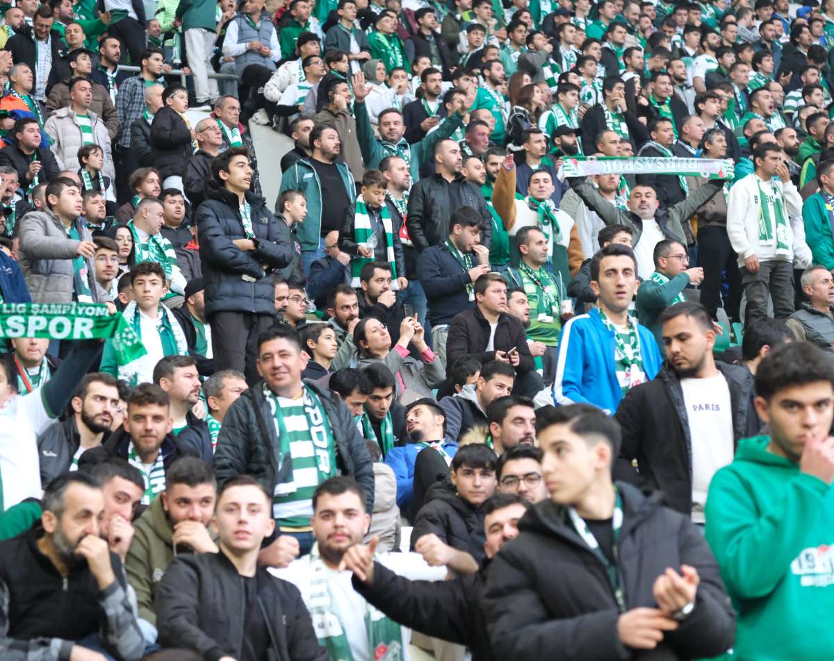 (ÖZEL) Bursaspor - Fethiyespor taraftar fotoğrafları 1