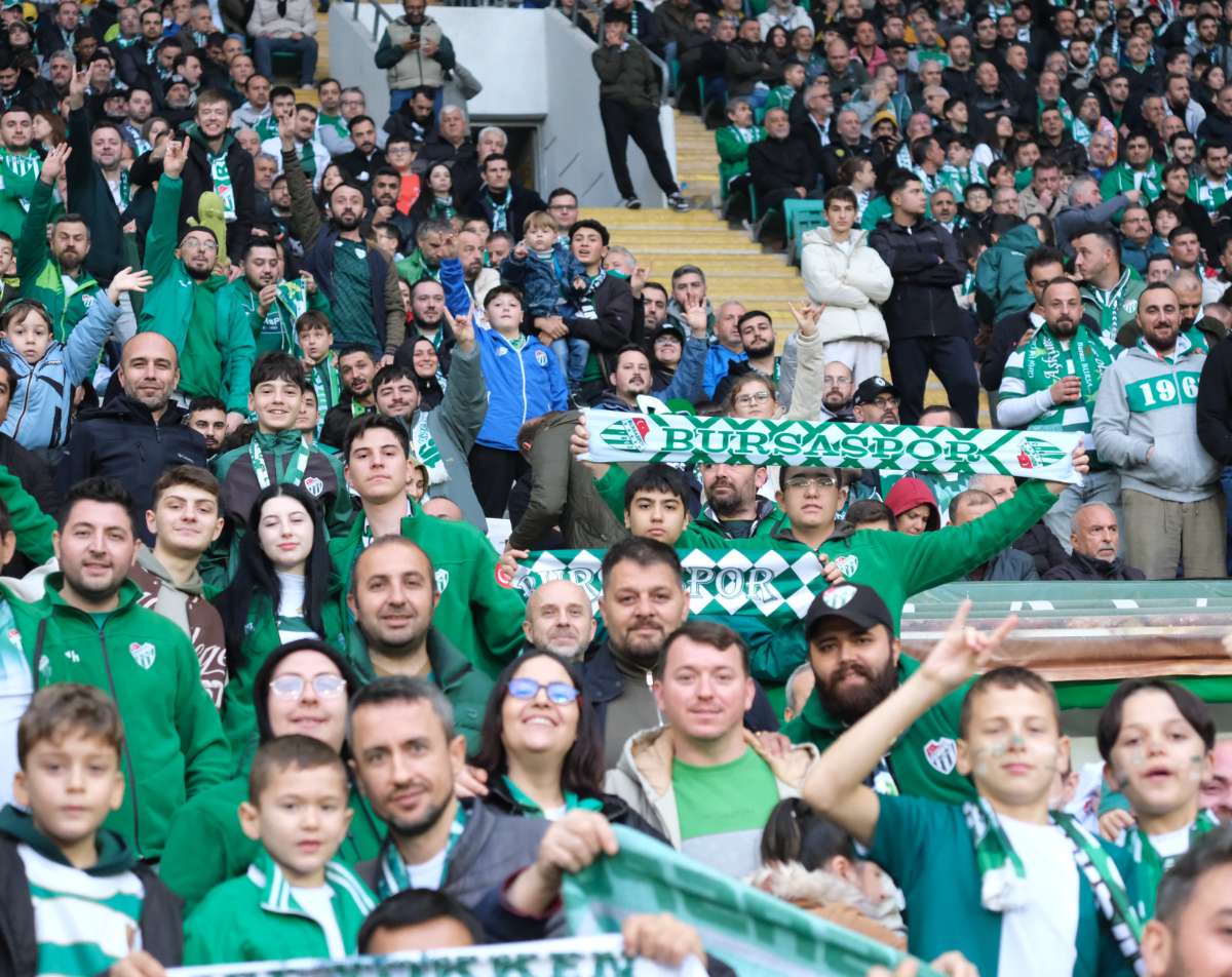 (ÖZEL) Bursaspor - Fethiyespor taraftar fotoğrafları 1