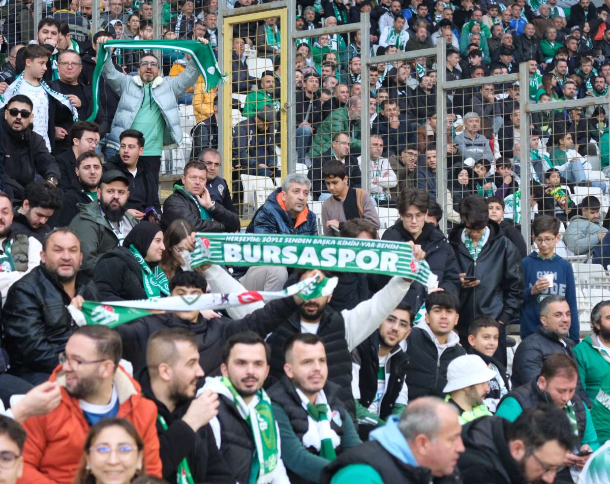 (ÖZEL) Bursaspor - Fethiyespor taraftar fotoğrafları 1
