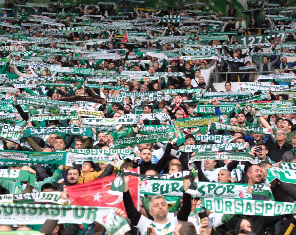 (ÖZEL) Bursaspor - Fethiyespor taraftar fotoğrafları 1