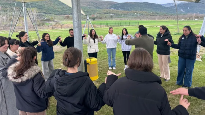 Nilüfer'de gençler iklim krizini doğada ele aldı