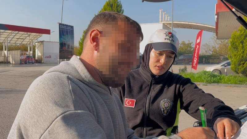 Kendi hatasının faturasını polise kesmeye çalıştı