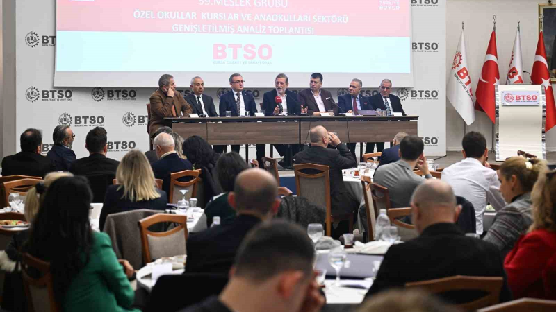 BTSO’da eğitim sektörünün geleceği konuşuldu