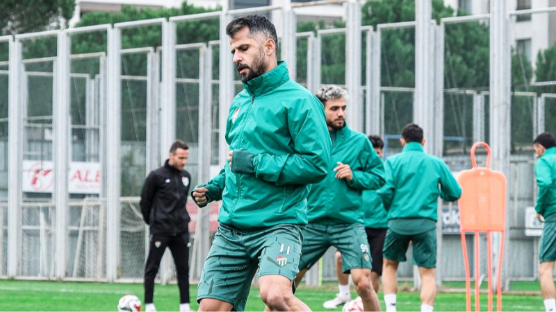Bursaspor, Ankara Demirspor maçı hazırlıklarını sürdürdü