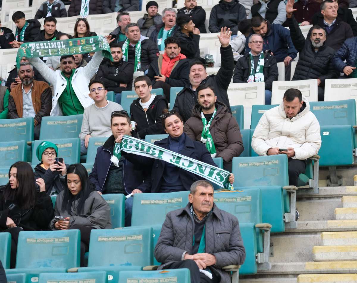 (ÖZEL) Bursaspor - Ankara Demirspor taraftar fotoğrafları 1