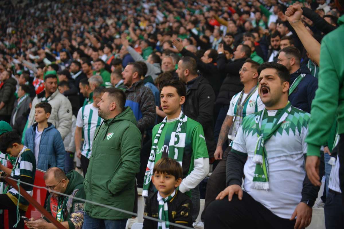 (ÖZEL) Bursaspor - Ankara Demirspor taraftar fotoğrafları 2