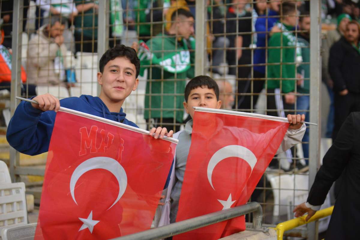 (ÖZEL) Bursaspor - Ankara Demirspor taraftar fotoğrafları 2