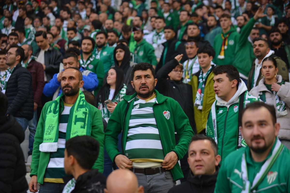(ÖZEL) Bursaspor - Ankara Demirspor taraftar fotoğrafları 2