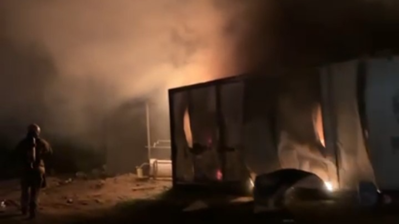 Küllükte unutulan sigara yangına neden oldu