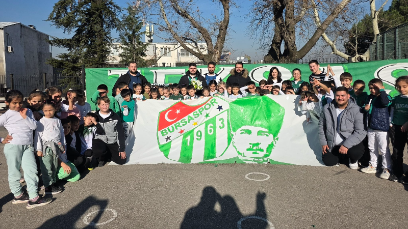 Bursaspor sevgisi Fidyekızık’ta minik yüreklerle büyüdü