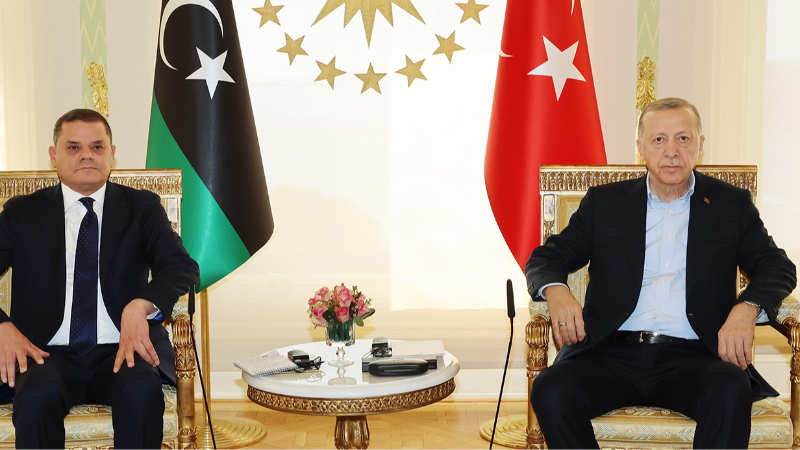 Cumhurbaşkanı Erdoğan, Libya Başbakanı Dibeybe ile görüştü