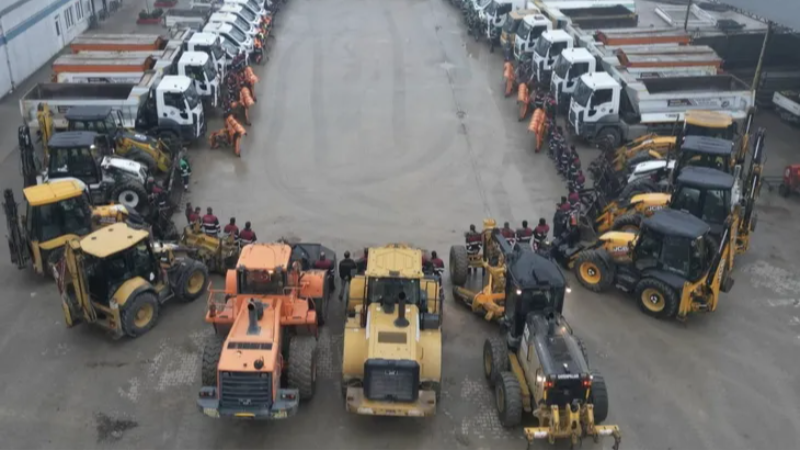 İnegöl Belediyesi’nde kış hazırlıkları tamam