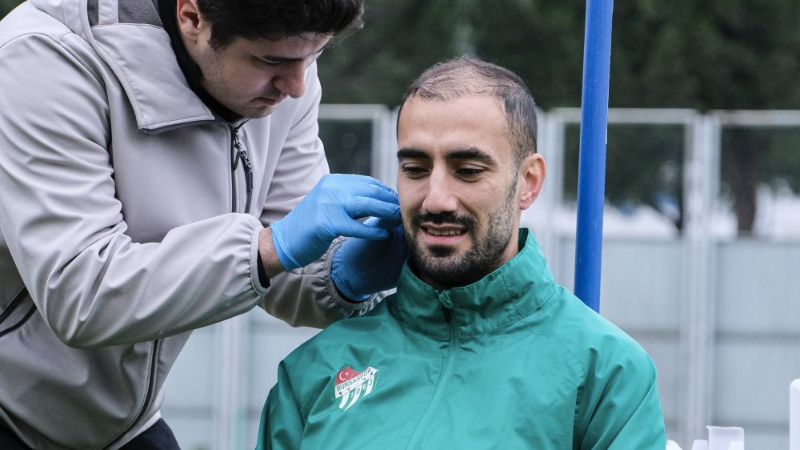 Bursaspor laktat testinden geçti