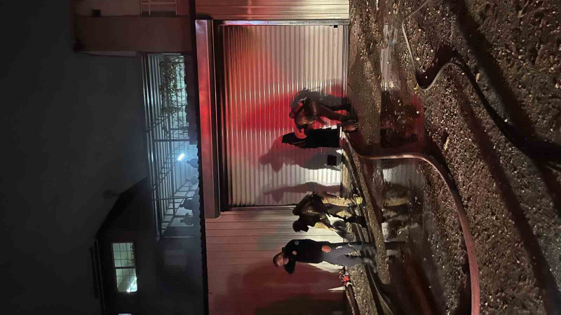 Marangoz atölyesinde yangın