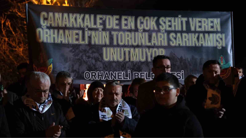 Orhaneli’den Sarıkamış şehitlerine anma