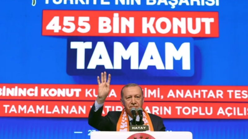 Erdoğan: 455 bininci konutu teslim ediyoruz