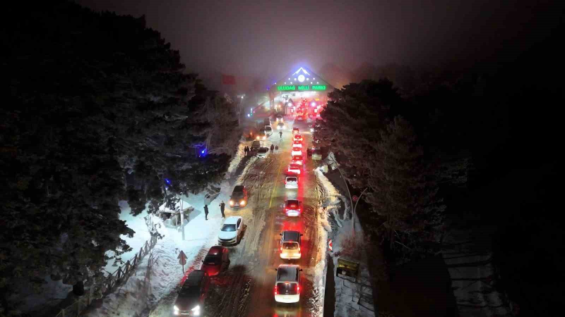 Uludağ’da jandarmadan sıkı denetim