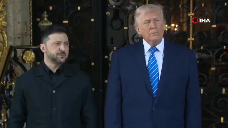 Trump ve Zelenskiy bir araya geldi
