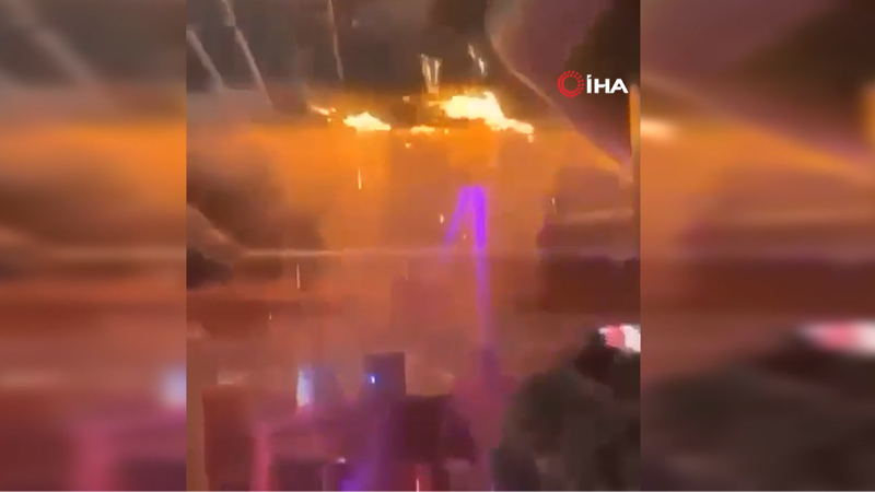 İsviçre'de kayak merkezinde 40 kişinin öldüğü yangının başladığı anlar ortaya çıktı