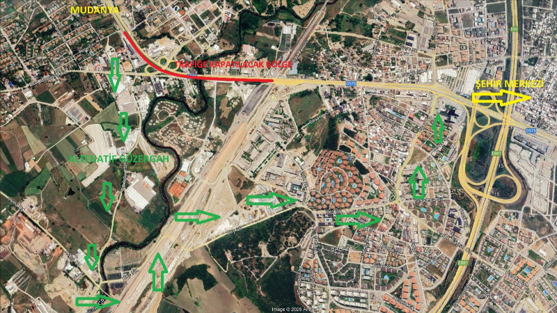 Geçit Köprüsü’nde trafik düzenlemesi