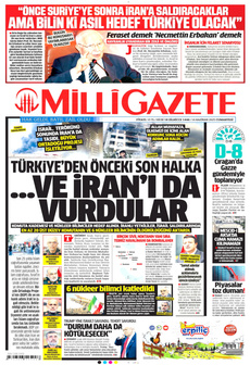 MİLLİ GAZETE Gazetesi - Bursadan Haber Var: Bursa Haber, Bursaspor, Bursa Son Dakika